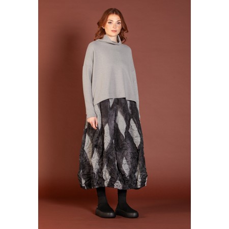 Mama B Orto Trist Antracite Tring Crush Full Skirt - Grey