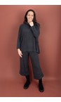 Mama B Antracite Giba Antracite Plain Fleece Trouser  