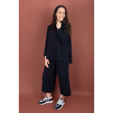 Mama B Dina Notte Split Sides Jumper - Blue