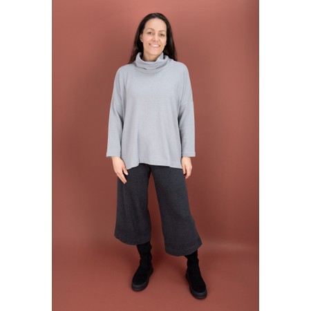 Mama B Dina Nebbia Split Sides Jumper - Grey