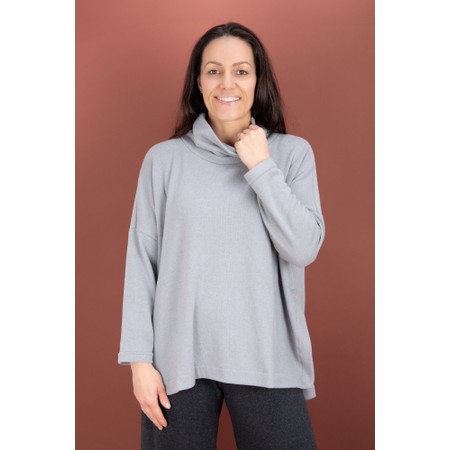 Mama B Dina Nebbia Split Sides Jumper - Grey
