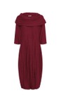 Thing Wine Wren Wine Soft Knit Bubble Dress  