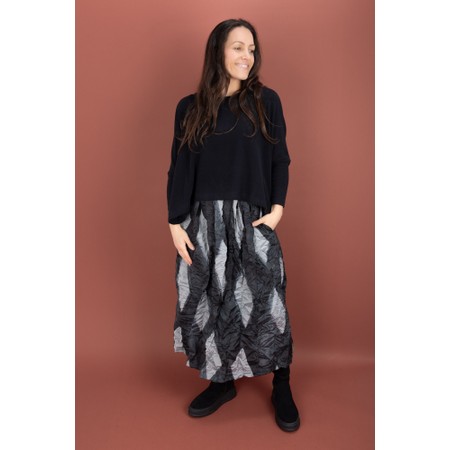 Mama B Orto Trist Antracite Tring Crush Full Skirt - Grey