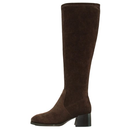 ELLA Madeleine Brown Knee High Stretch Boot - Brown