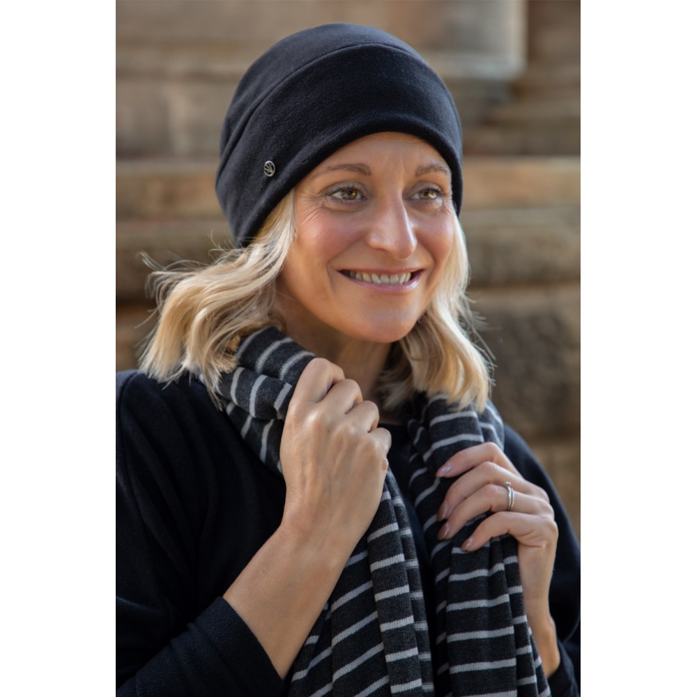 Loevenich Beanie Hat Black 