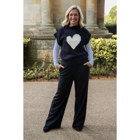Brave & True Heart To Heart Knit - Black
