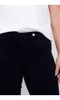Robell Navy 691 Rose 09 Navy Needlecord Slimfit Trousers  