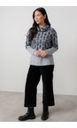 Lily & Me Grey Relaxed Everyday Cowl Neck Jumper  