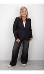 Robell Dark Grey 99 Alex Pinstripe Jacket  