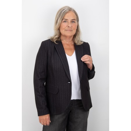 Robell Alex Pinstripe Jacket - Grey