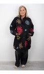 NOEN Grey 98 Embroidered Coat  