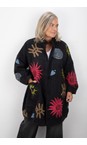 NOEN Grey 98 Embroidered Coat  