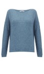 Amazing Woman Denim Jenna Fine Rib Boat Neck Knit  