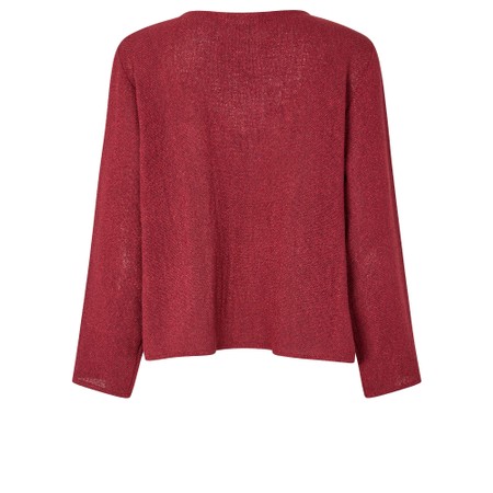 Masai Clothing MaJulitta Lightweight Tawny Port Boucle Jacket - Purple