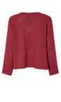 Masai Clothing Tawny Port MaJulitta Lightweight Tawny Port Boucle Jacket  