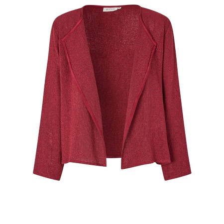 Masai Clothing MaJulitta Lightweight Tawny Port Boucle Jacket - Purple