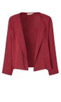 Masai Clothing Tawny Port MaJulitta Lightweight Tawny Port Boucle Jacket  