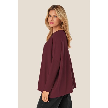 Masai Clothing MaFanasi Tawny Port Knit Jumper - Purple