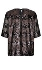 Masai Clothing Black  MaDrysmora Sequin Top  
