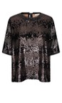 Masai Clothing Black  MaDrysmora Sequin Top  