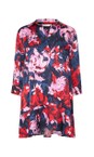 Masai Clothing Scarlet Sage MaGalvora Scarlet Sage Satin Print Tunic  