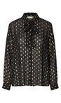 Masai Clothing Black  MaInoria Foil Print Shirt  