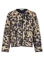 Masai Clothing Oxford Tan MaJavira Print Quilted Jacket  