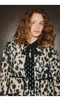 Masai Clothing Oxford Tan MaJavira Print Quilted Jacket  
