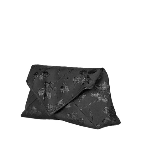 Masai Clothing MaRequiel Floral Jacquard Clutch - Black