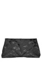 Masai Clothing Black  MaRequiel Floral Jacquard Clutch  