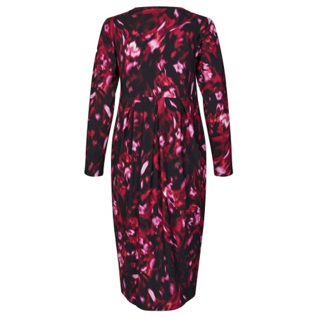 Masai Clothing MaNamo Tawny Port Print Dress - Purple