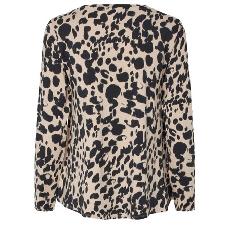 Masai Clothing MaBadisna Print Top - Brown
