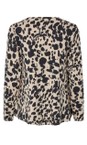 Masai Clothing Oxford Tan MaBadisna Print Top  