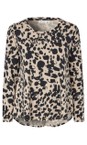 Masai Clothing Oxford Tan MaBadisna Print Top  
