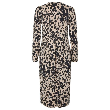 Masai Clothing MaNamo Print Dress - Brown