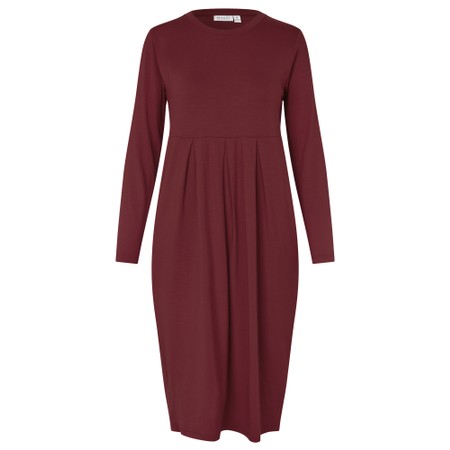 Masai Clothing MaNamo Tawny Port Solid Dress - Purple