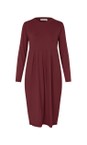 Masai Clothing Tawny Port MaNamo Tawny Port Solid Dress  