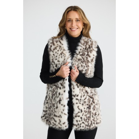 Brave & True Aspen Faux Fur Gilet - Grey
