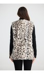 Brave & True Grey Leopard Aspen Faux Fur Gilet  
