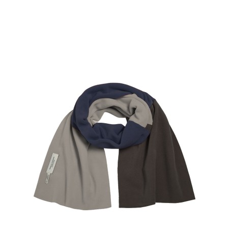 Henriette Steffensen No Waste Triangle Patch Fleece Scarf - Blue