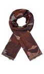 Masai Clothing Autumnal MaArtiea Jacquard Print Scarf  