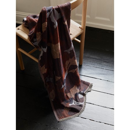 Masai Clothing MaArtiea Jacquard Print Scarf - Black