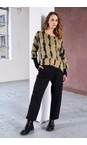 Naya Black  Naya Tab Detail Trouser  