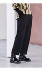 Naya Black  Naya Tab Detail Trouser  