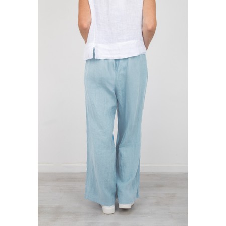 Amazing Woman Orla Long Linen Trouser - Blue
