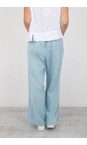 Amazing Woman Ice Blue Orla Long Linen Trouser  