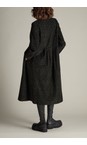 Sahara Black / Khaki Ornate Textured Cord Dress  