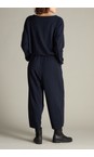 Sahara Night / Plum Small Broken Check & Stripe Bubble Trouser  