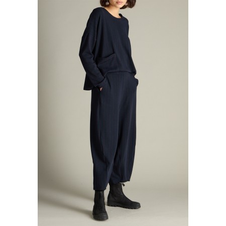 Sahara Small Broken Check & Stripe Bubble Trouser - Blue