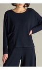 Sahara Night / Plum Small Broken Check & Stripe Boxy Top  